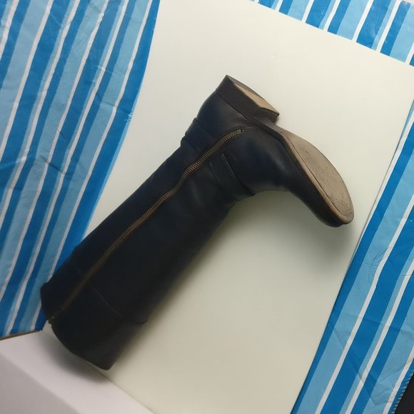 Frye GENUINE LEATHER COUNTRY ENGLISHWOMAN TALL FULL ZIP RIDING BOOT 8.5US/6.5UK - Picture 3 of 13